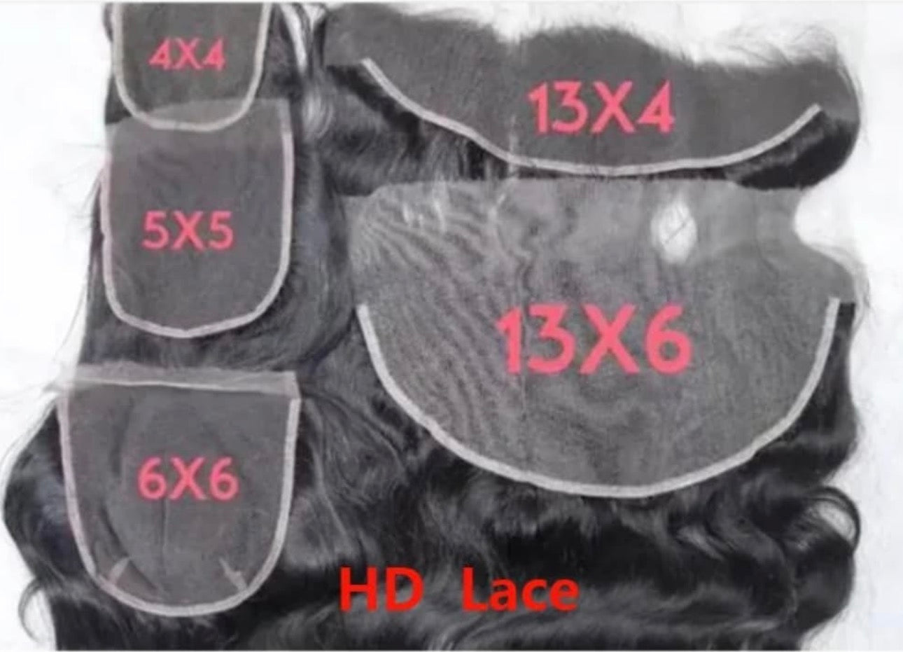 Straight 5x5 HD Closure