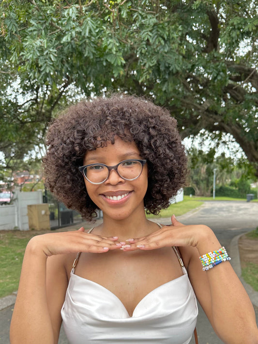 Kinky Curly Fringe Wig