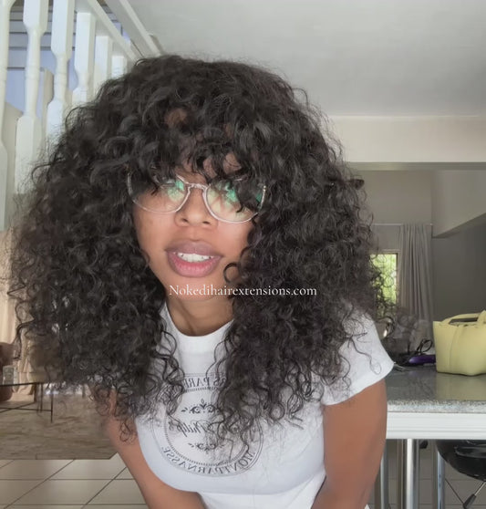 Waterwave Fringe Wig